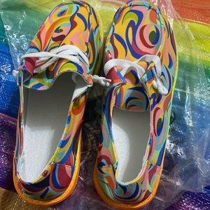 COLORFUL SLIP ON SNEAKERS